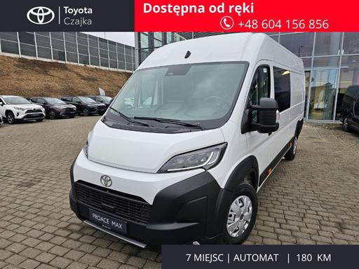 Proace MAX L4H2 2.2 D 180 KM 8AT + Brygadówka Carpol  - Toyota Czajka